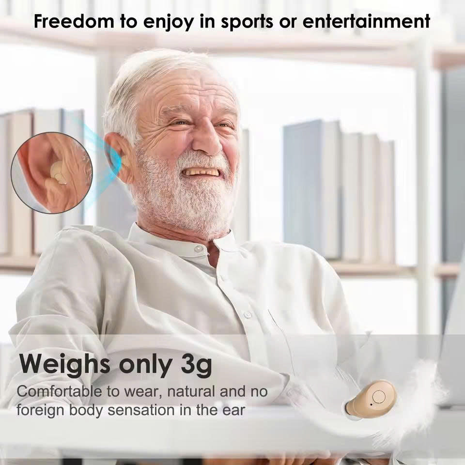 Lisouls™ OTC Bluetooth Hearing Aids – 16-Channel DSP • App Control • Rechargeable Case (60h Backup)